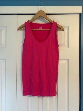 Zenana Outfitters Hot Pink Scoop Neck Tank